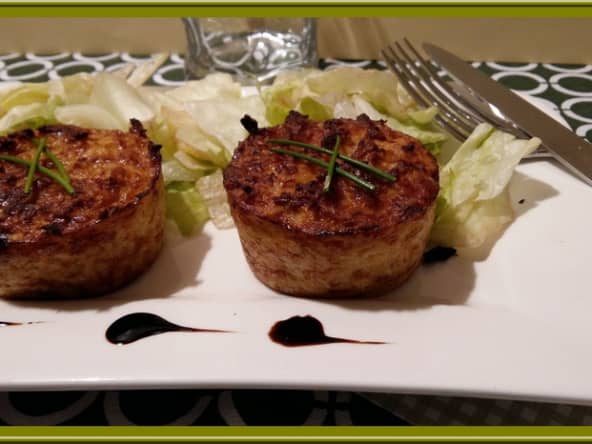 Minis gâteaux de pommes de terre et lardons