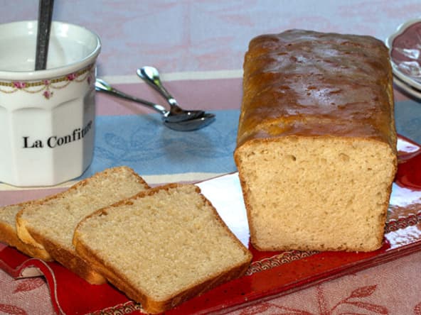 Pain de mie maison aux blancs d'œufs