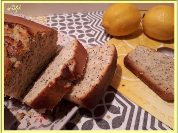 Cake au citron et au pavot