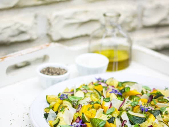 Salade de courgettes