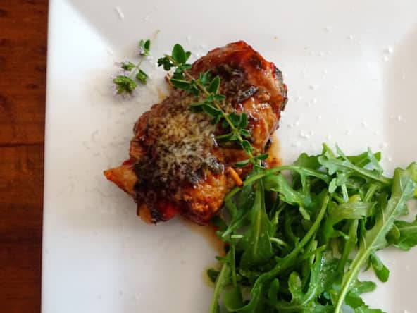 Petits roulés de veau à la lavande