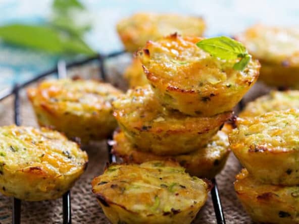 Tartelettes de courgettes au fromage : Un délice ! - Recette régime