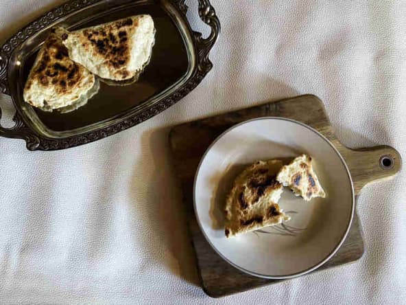 Cheese naan healthy sans MG