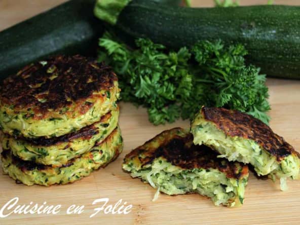 Palets courgette-pomme de terre