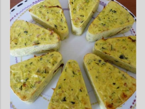 Flans aux courgettes