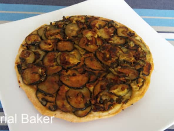 Tatin de courgette croustillante