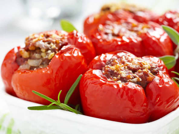 Tomates farcies à la viande hachée : facile !