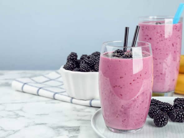 Délicieux smoothie framboise healthy