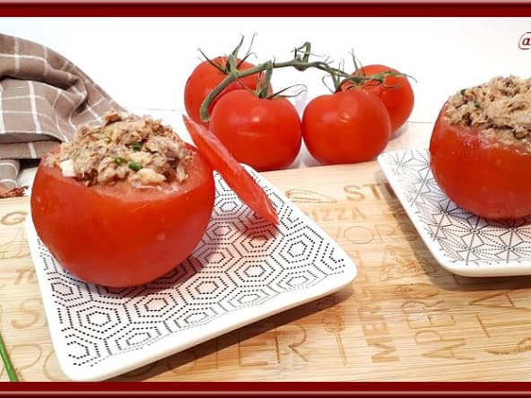 Tomates farcies aux sardines
