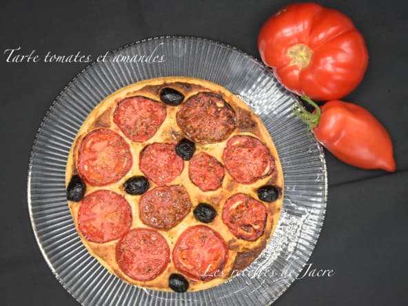 Tarte aux tomates et amandes d'après Yotam Ottolonghi
