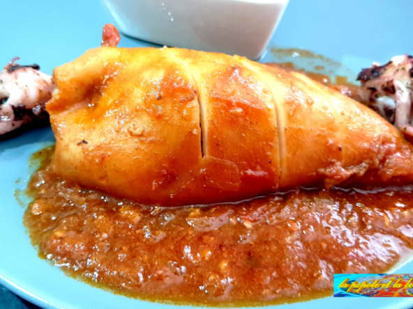 Calamars farcis à la chair à saucisse comme à Sète