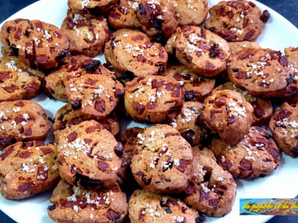 Cookies au chorizo et tomates séchées