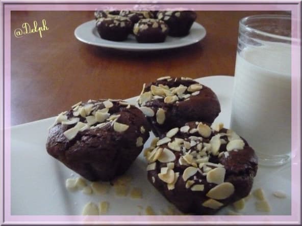 Amandines au chocolat