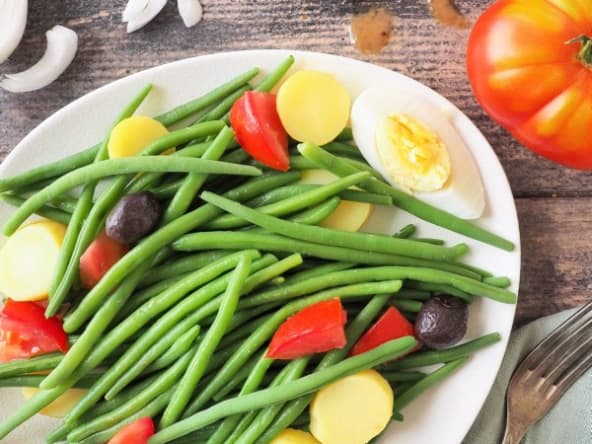 Salade de haricots verts 