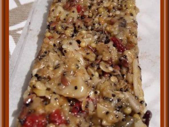 Barres de céréales énergétiques et saines