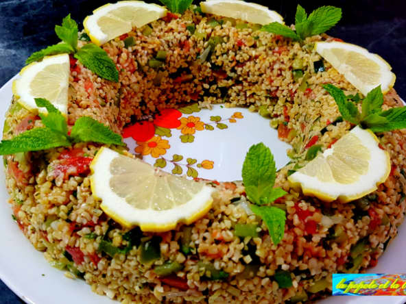 Taboulé maison au boulgour