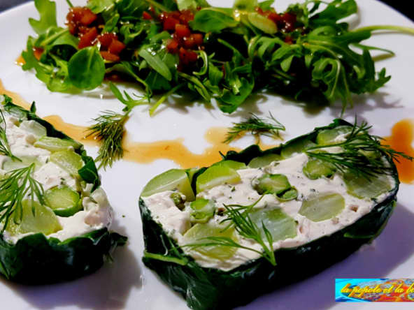 Terrine d'asperges vertes et chèvre à l'aneth : un repas complet