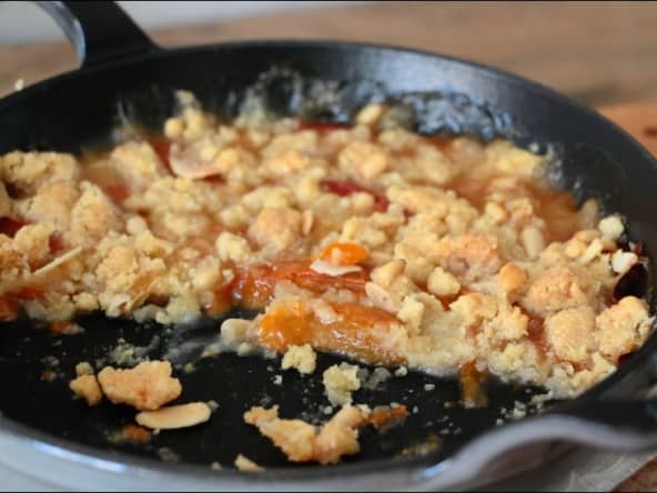 Tian aux abricots, amandes et pignons