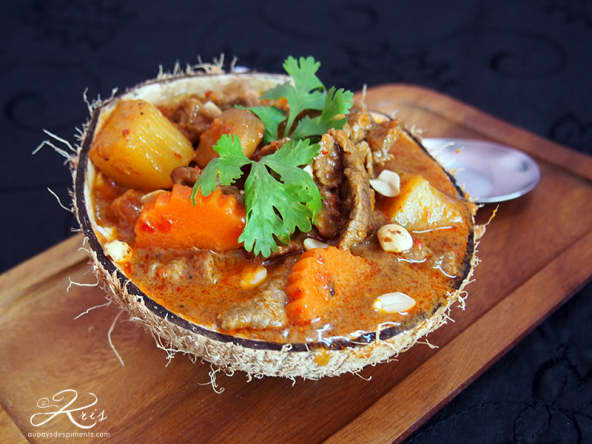 Curry massaman de boeuf (version avec tamarin)