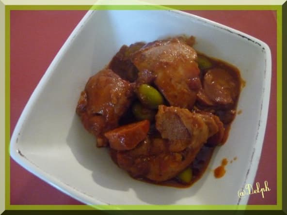 Sauté de dinde au chorizo