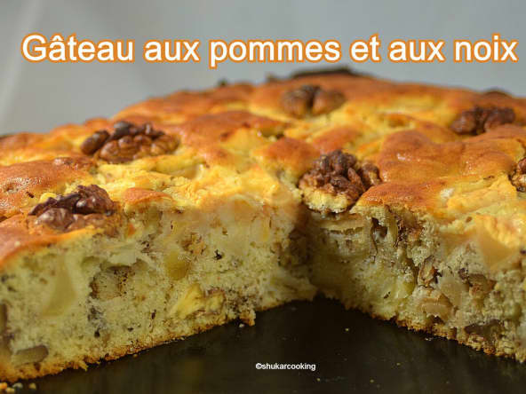 Gâteau aux pommes et aux noix pour la rentrée