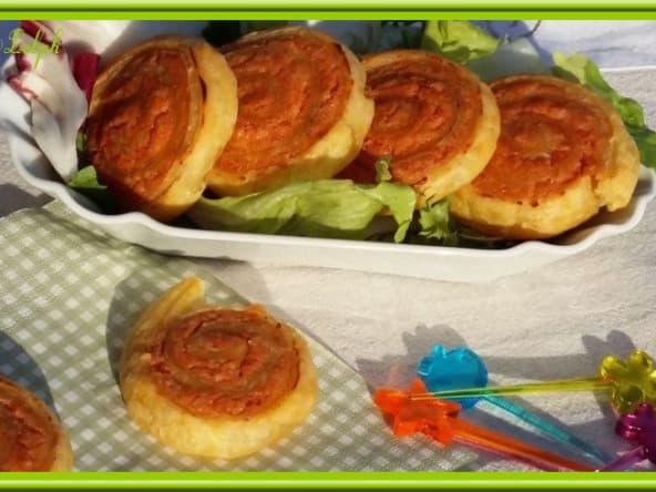 Roulés feuilletés aux Knackis