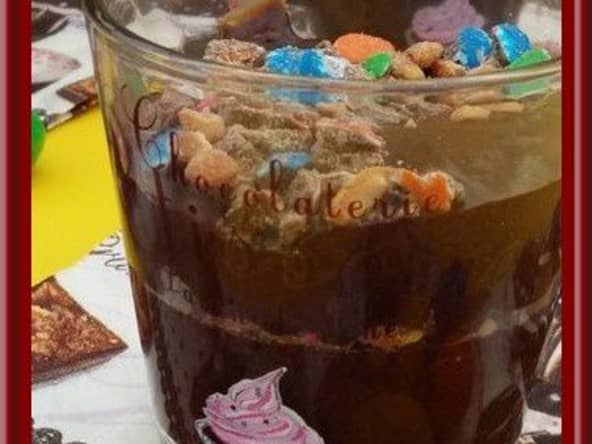 Mousse croustillante aux M&M’S