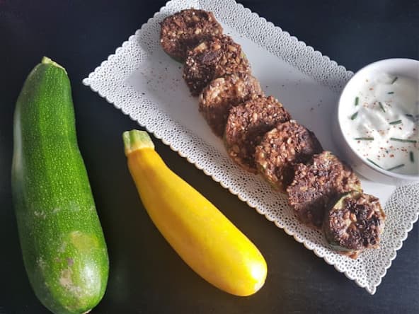 Courgettes panées (low carb, ig bas)