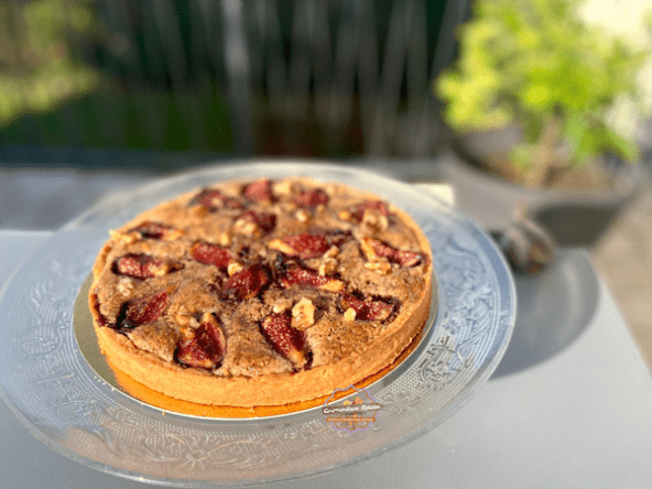 Tarte aux figues et aux noix