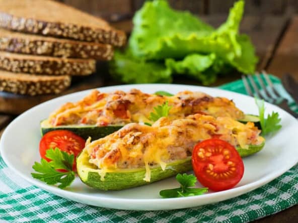 Courgettes farcies au saumon : un délice !