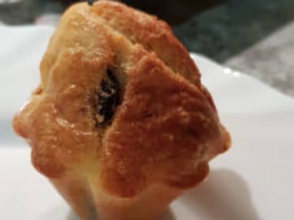 Muffin drômois aux olives et picodon