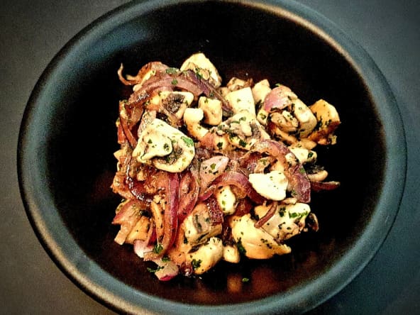 Recette de poêlée de champignons de Paris (ou des bois)
