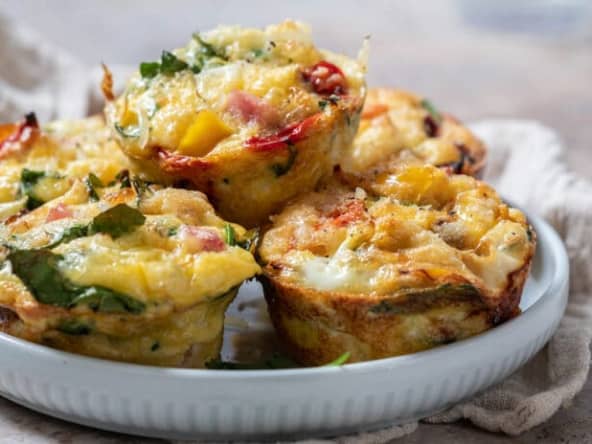 Omelettes aux légumes - Recette régime