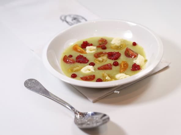 Jardin de tomates d'après le pâtissier Christophe Adam