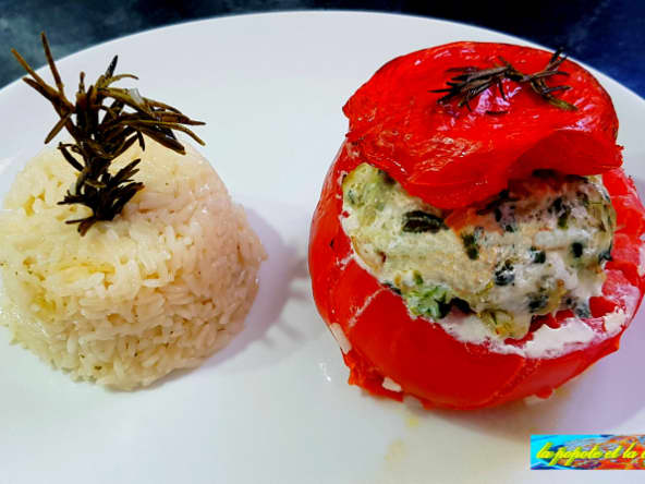 Tomates farcies au poisson