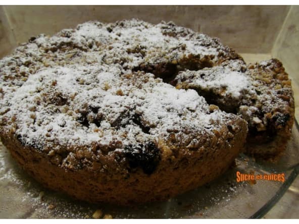 Gâteau facile aux figues et aux noix