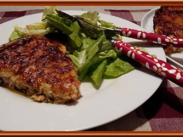 Tarte au thon et ratatouille au Thermomix