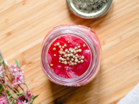 Pickles d'Oignons Rouges