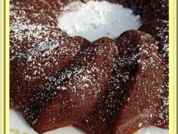 Gâteau mousse au chocolat et fromage blanc