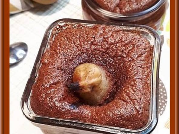 Moelleux fondant poire et chocolat