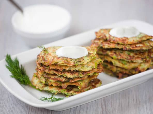 Galette de courgette au parmesan facile