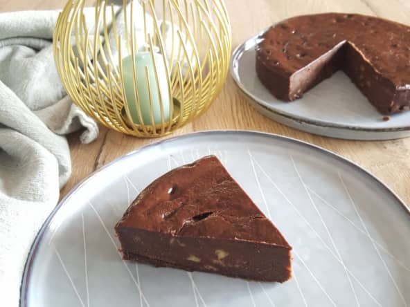 Fondant chocolat banane sans oeuf