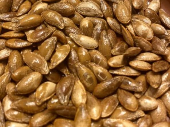 Recette anti-gaspi de graines de courge au four