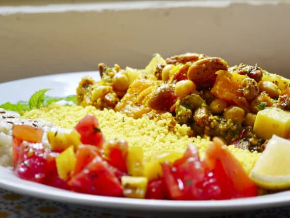 Assiette alcaline complète : Alkalin Buddha plate