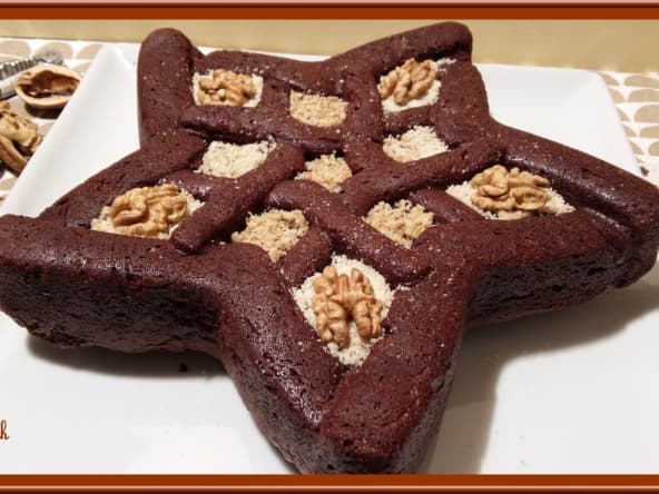 Gâteau au chocolat et au noix