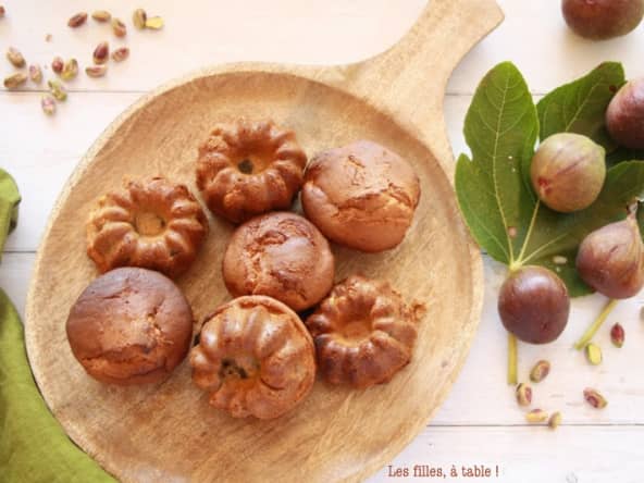 Muffins aux figues et pistaches
