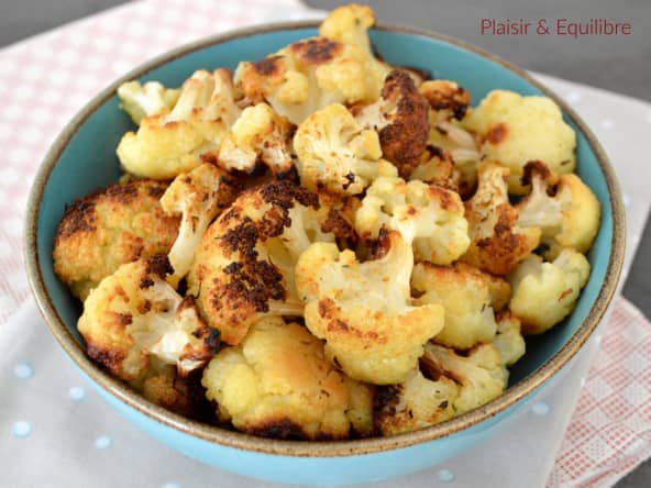 Chou fleur rôti au jus d'orange et aux épices cajun