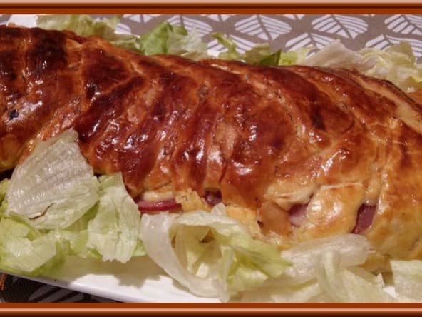 Tresse feuilletée à la raclette : réconfortant !