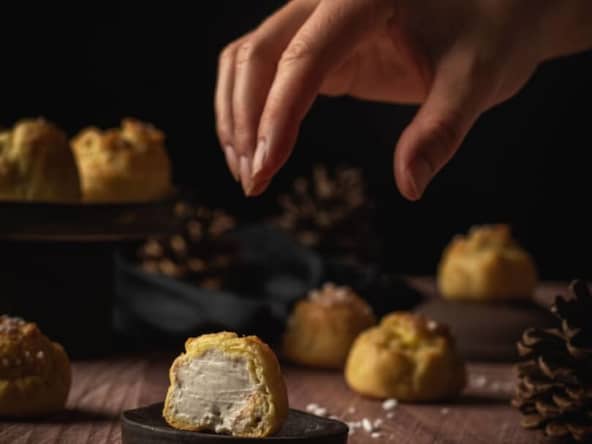 Chouquettes fourrées à la crème