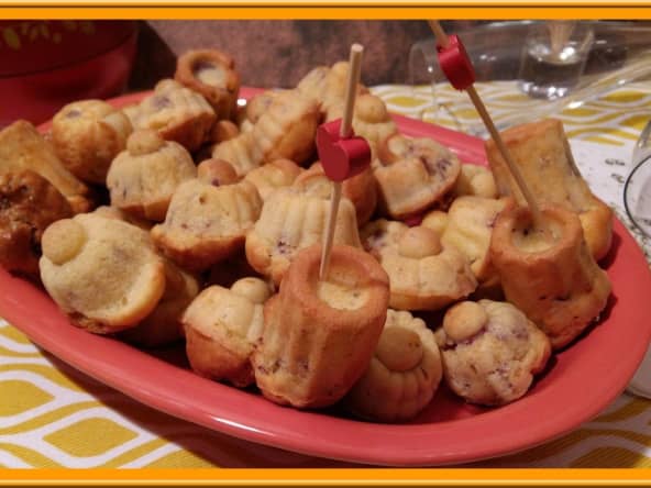 Minis cakes au fromage et magret fumé